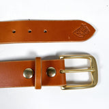 CobbleStore x Laszlo's Bright Yellow Latigo Leather Belt