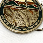 Vintage 80's “And Let Us Not Be Weary” Wheat Field Belt Buckle