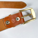 CobbleStore x Laszlo's Bright Yellow Latigo Leather Belt