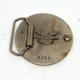 Vintage 80's “And Let Us Not Be Weary” Wheat Field Belt Buckle