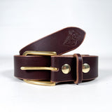 CobbleStore x Laszlo's Brown Latigo Leather Belt