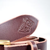 CobbleStore x Laszlo's Brown Latigo Leather Belt