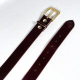 CobbleStore x Laszlo's Brown Latigo Leather Belt