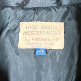 Vintage 80’s Pendleton High Grade Westernwear Wool Blanket Jacket