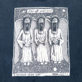 Vintage 1990 Bad Bob Screaming Man A Message From God T-Shirt