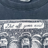 Vintage 1990 Bad Bob Screaming Man A Message From God T-Shirt
