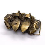 Vintage 1982 "Knocking Boots" The Great Chicago Brass Belt Buckle