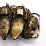 Vintage 1982 "Knocking Boots" The Great Chicago Brass Belt Buckle