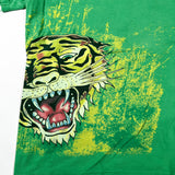 Vintage Y2K Ed Hardy Kids Roaring Tiger Graphic T-Shirt