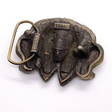 Vintage 1982 "Knocking Boots" The Great Chicago Brass Belt Buckle