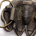 Vintage 1982 "Knocking Boots" The Great Chicago Brass Belt Buckle