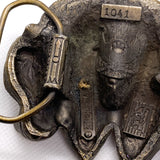 Vintage 1982 "Knocking Boots" The Great Chicago Brass Belt Buckle