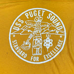 Vintage 80's USS Puget Sound Chalk Line T-Shirt