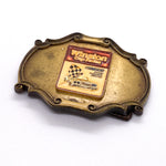 Vintage 1978 Winston Cup Series NASCAR Brass Belt Buckle