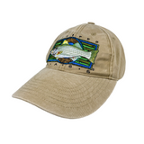 Vintage 90's Striped Bass Whitmore Chevrolet Hat