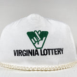 Vintage 90's Virginia Lottery Rope Hat