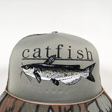 Vintage 80's Catfish Tree Camo Trucker Hat