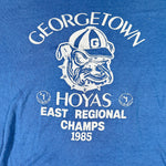 Vintage 1985 Georgetown Hoyas East Regional Champs T-Shirt