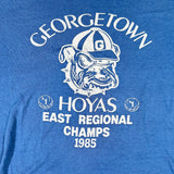 Vintage 1985 Georgetown Hoyas East Regional Champs T-Shirt