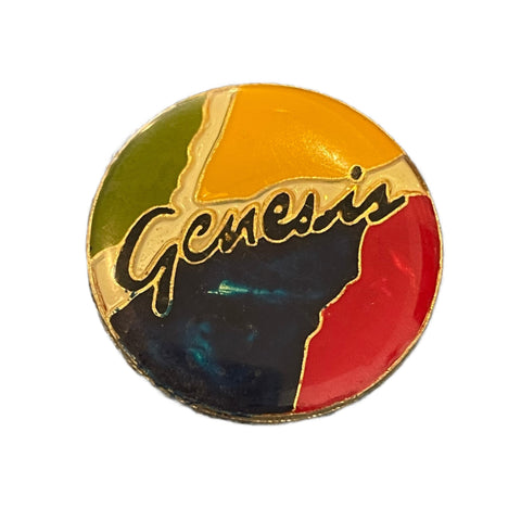 Vintage 70's Genesis Abacab Enamel Band Pin