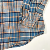 Vintage 80's Five Brother All Cotton Plaid Flannel Shirt
