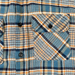 Vintage 80's Five Brother All Cotton Plaid Flannel Shirt
