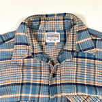 Vintage 80's Five Brother All Cotton Plaid Flannel Shirt