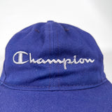 Vintage 90’s Champion Script Logo Long Brim Strapback Hat