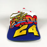 Vintage 90's Jeff Gordon All Over Embroidery Hat