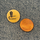 Vintage 70's Corvair Emblem Enamel Pin