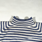 Vintage 90's Eddie Bauer Striped Knit Turtleneck Sweater