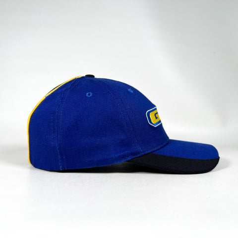gt bicycles hat Vintage 90’s GT Bicycles Blue & Black Racing Logo Hat