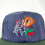 Vintage 90's Mountain Dew Basketball Promo Sample Snapback Hat