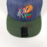 Vintage 90's Mountain Dew Basketball Promo Sample Snapback Hat