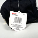 Vintage 90's Wilson Golf Cap NOS with Tag Black Snapback Hat