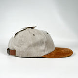 Vintage 90's Top-Flite SAMPLE Suede Brim USA Made Golf Hat