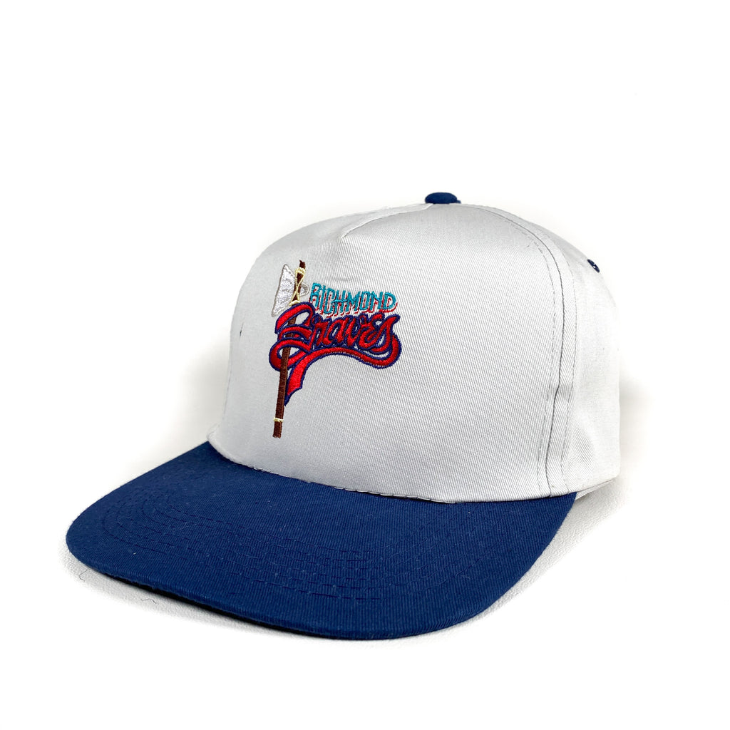 Grey & White Atlanta Tomahawk Chop Hat Baseball Trucker Hat