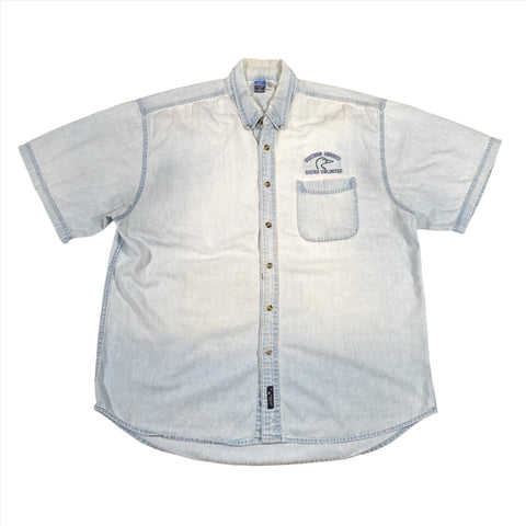 Vintage 90's Ducks Unlimited Western Henrico Denim Shirt