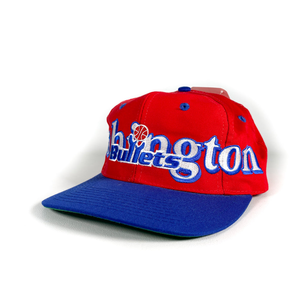 Washington Bullets New Era Fitted Vintage Hat 90s Hat Cap Size 6 5/8