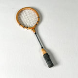 Vintage 70's Miniature Wooden Tennis Racquet Sports Collectible