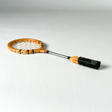 Vintage 70's Miniature Wooden Tennis Racquet Sports Collectible
