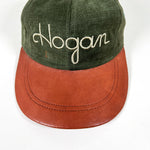 Vintage 90's Ben Hogan Golf Canvas & Leather Brim Strapback Hat
