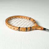Vintage 70's Miniature Wooden Tennis Racquet Sports Collectible