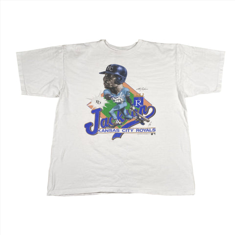 Vintage 1989 Salem Sportswear Bo Jackson Caricature T-Shirt