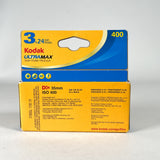 Kodak UltraMax 400 3 Pack Expired 2011 35mm Color Film