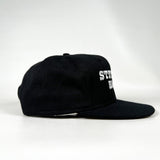 Vintage 90’s Stetson Hats Black Snapback USA Made Hat