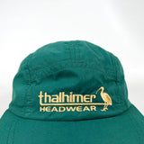 Vintage 90's Thalhimer Headwear Green Nylon Strapback Hat