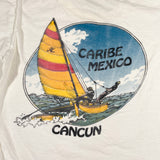 Vintage 70's Cancun Caribe Mexico Sailing Hobie T-Shirt