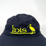 Vintage 90's Ibis Headwear Navy Strapback USA Made Hat