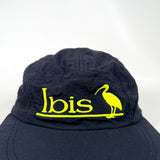 Vintage 90's Ibis Headwear Navy Strapback USA Made Hat